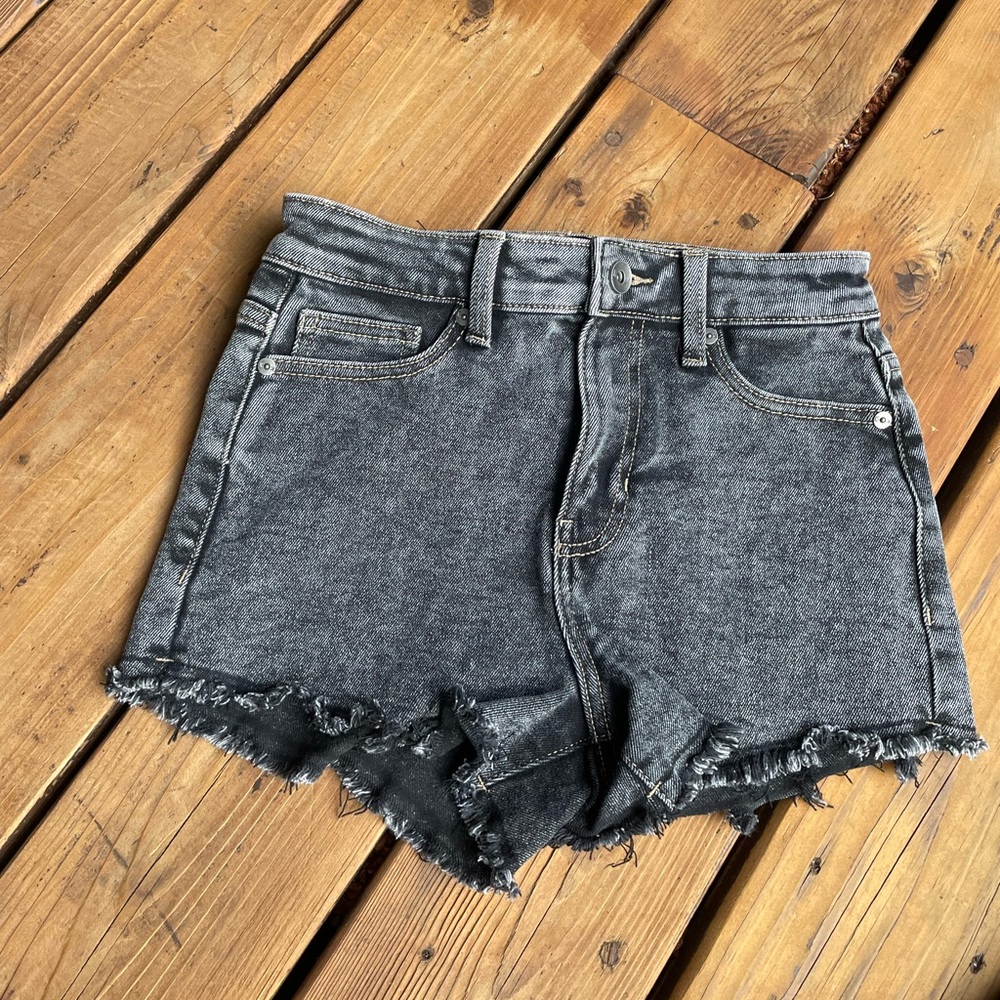 Kendall & Kylie Charcoal Jean Shorts